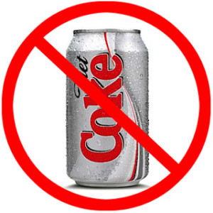 Diet soda and artificial sweeteners seriously undermine any weight loss plan